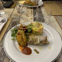 Tris di antipasti vegan  at L'Orto Gia Salsamentario in Turin