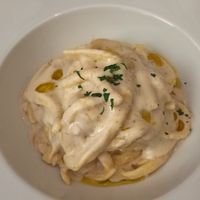 Scialatielli con crema di anacardi e porcini at L'Orto Gia Salsamentario in Turin