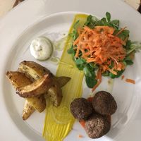 Veggie balls at L'Orto Gia Salsamentario in Turin