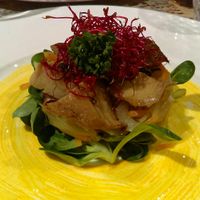 Seitan apple vinegar starter at L'Orto Gia Salsamentario in Turin