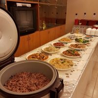 Lunch spread of rice and dishes at Jeoksubang - 적수방 in Seoul