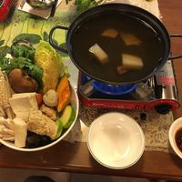 Steam boat dinner, nice one during winter at Jeoksubang - 적수방 in Seoul