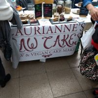 at vegan connections at Laurianne's Raw Cakes in Killearn