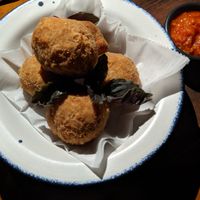 Coconut cheese balls - super recommended at Sanara  in Tulum
