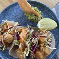 Cauliflower “fish” tacos  at Sanara  in Tulum