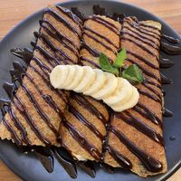 Banana crepes  at Sanara  in Tulum