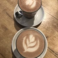 Cute hot chocolates  at SUE in Rotterdam