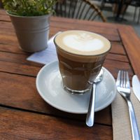 Coconut latte at SUE in Rotterdam