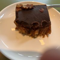 One of the cakes, with teeth marks  at SUE in Rotterdam