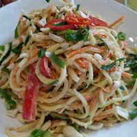 Cold Pad Thai salad at SUE in Rotterdam
