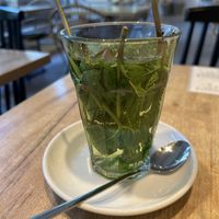 fresh mint tea 4€
  at SUE in Rotterdam