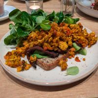 Scrambled tofu at SUE in Rotterdam