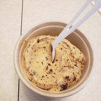 pb chip vegan gelato! at Love's Ice Cream - Downtown Market in Grand Rapids