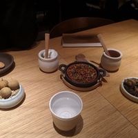 A trio of desserts at Grön Restaurant in Helsinki