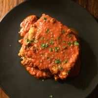 lasagna  at Osteria Italiana in Clifton Hill