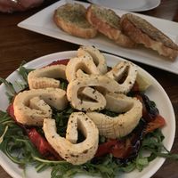 Vegan calamari. Very nice! at Osteria Italiana in Clifton Hill