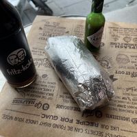 Small Tabasco for scale   at Chipotle - Skyline Plaza in Frankfurt
