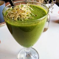 Green smoothie at NOP in Tallinn