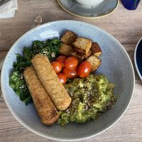 Vegan breakfast   at The Natural Food Deli in Petersfield