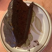 Vegan chocolate orange cake.  at The Natural Food Deli in Petersfield