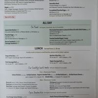 The menu at The Natural Food Deli in Petersfield