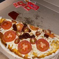 Vegan cheese and tomato at Piola in Playa Del Carmen