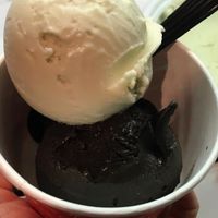 Lemongrass Yuzu and Black ice cream at Milkjam Creamery in Minneapolis