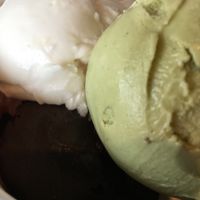 Oh, what's this   Avocado-based ice cream and coconut and chocolate  at Milkjam Creamery in Minneapolis