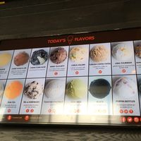 Love the menu for its markings! at Milkjam Creamery in Minneapolis