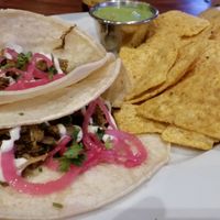 carnitas jackfruit tacos at Reverie Cafe + Bar in Minneapolis