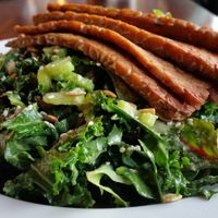 big green salad at Reverie Cafe + Bar in Minneapolis