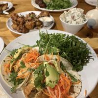 Lemongrass Tofu Tacos   at Reverie Cafe + Bar in Minneapolis