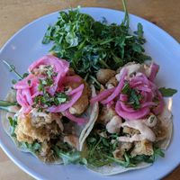 Cauliflower tacos at Reverie Cafe + Bar in Minneapolis