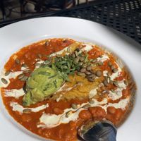 Polenta Rancheros  at Reverie Cafe + Bar in Minneapolis
