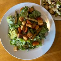BLT salad with added tofu at Reverie Cafe + Bar in Minneapolis