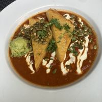 Polenta rancheros  at Reverie Cafe + Bar in Minneapolis