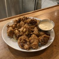 Fried artichoke heartss  at Reverie Cafe + Bar in Minneapolis