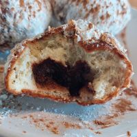 Chocolate beignets at Reverie Cafe + Bar in Minneapolis