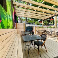 Outdoor diningg  at Reverie Cafe + Bar in Minneapolis