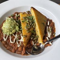 My wife’s opinion - polenta!   at Reverie Cafe + Bar in Minneapolis