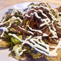 Brussel sprouts  at Reverie Cafe + Bar in Minneapolis