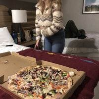 Best vegan pizza ever!!!!!!! at Uncle Pizza in Glenwood Springs