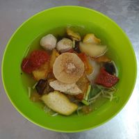 Tasty noodle soup at Kuan imm ar-Harn-jay in Muang