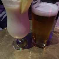 Pina colada at Lucky Pig - Paradise Palms in Edinburgh