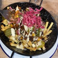 chilli cheese fries  at Lucky Pig - Paradise Palms in Edinburgh