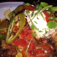 vegan nachos at Lucky Pig - Paradise Palms in Edinburgh