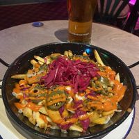 Philly cheesesteak fries   at Lucky Pig - Paradise Palms in Edinburgh