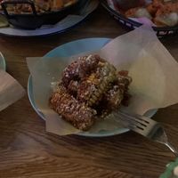 corn ribs  at Lucky Pig - Paradise Palms in Edinburgh