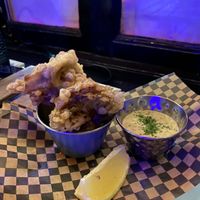Battered Oyster Mushrooms   at Lucky Pig - Paradise Palms in Edinburgh