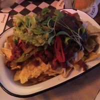 vegan nachos  at Lucky Pig - Paradise Palms in Edinburgh